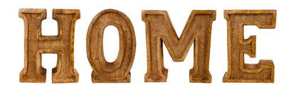 Hand Carved Wooden Embossed Letters Home N1129-Home