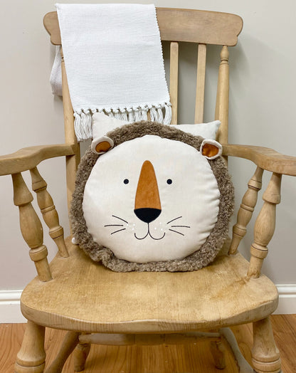 Lion Face Scatter Cushion 40cm S-BB0392