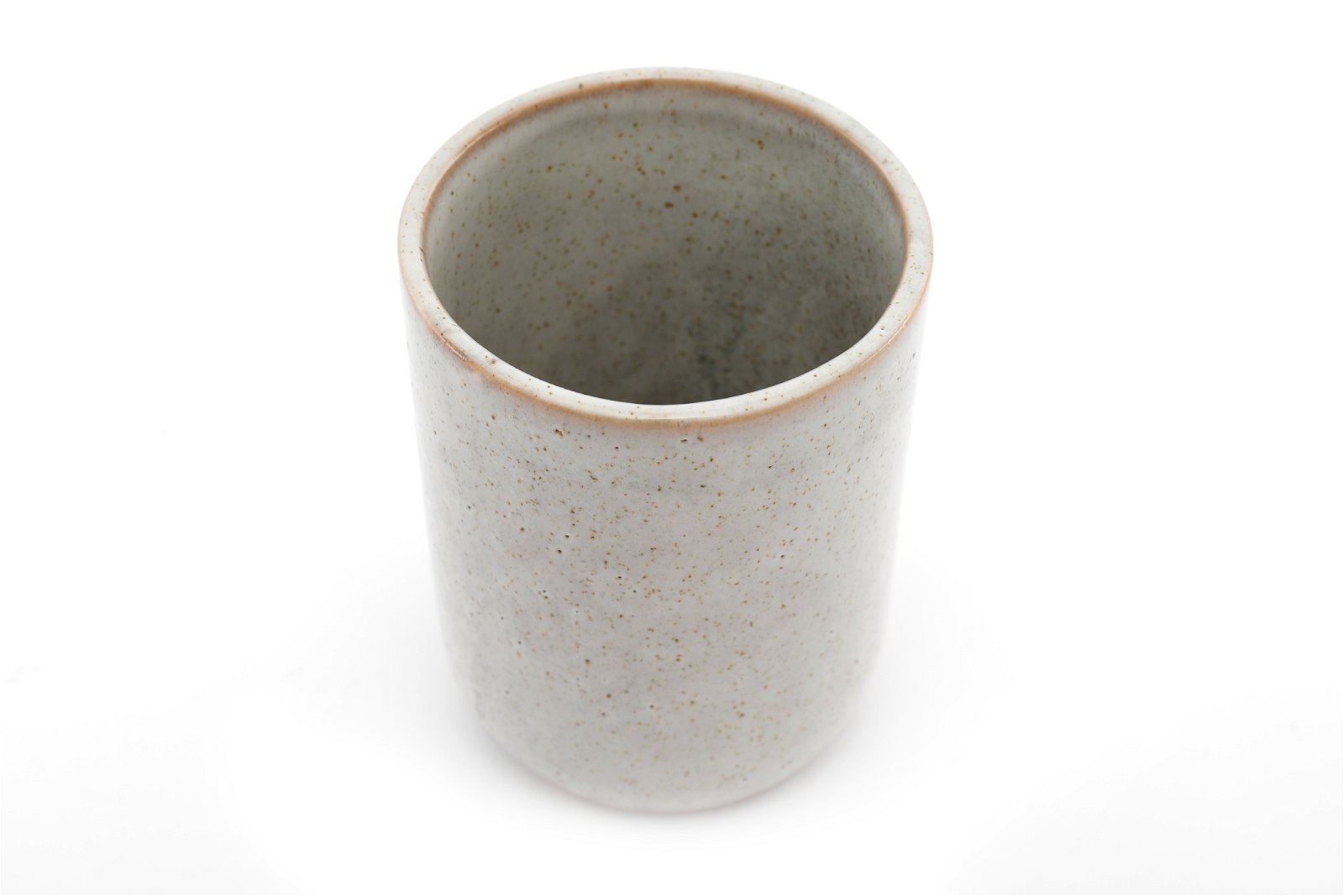 Taupe Ceramic Toothbrush Holder S-BM0221