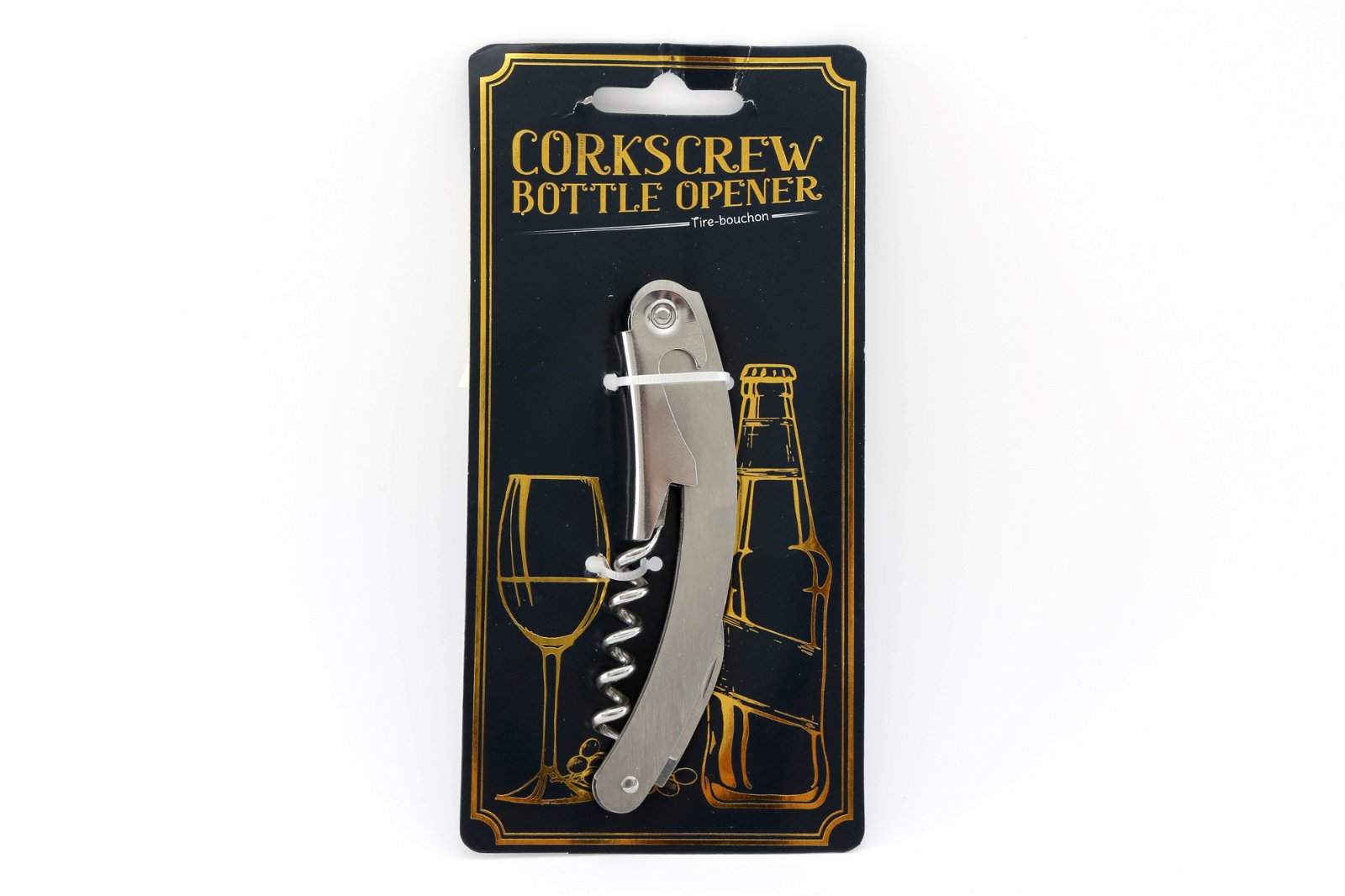 Corkscrew & Bottle Opener 11cm S-CK0047