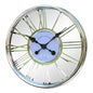 Large Silver Wall Clock 45cm S-CL1917