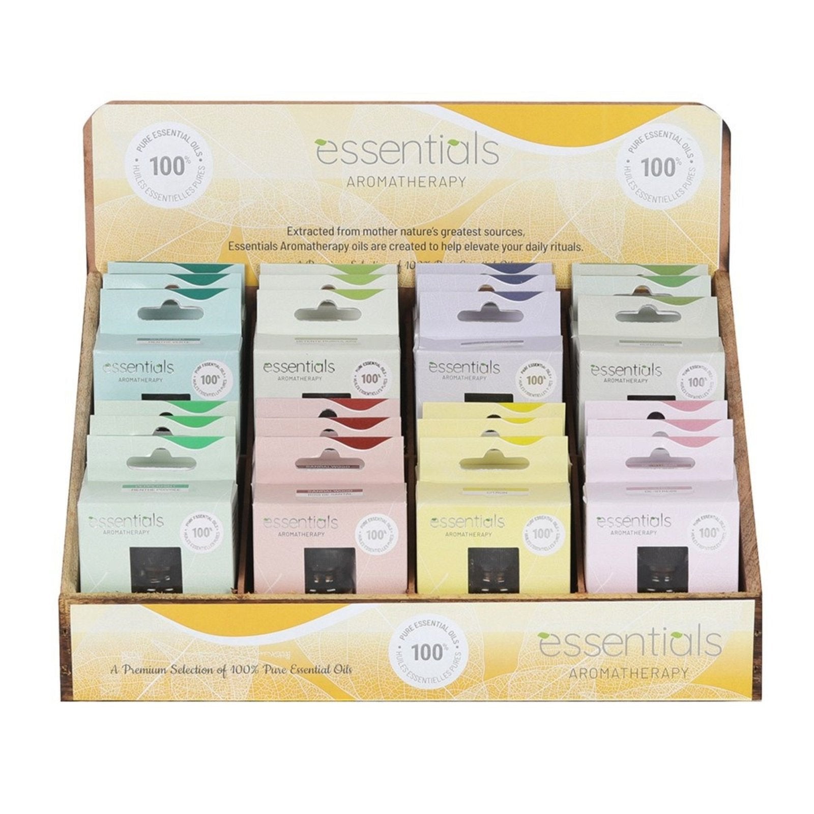 Pack of 8 x 10ml Essentials Aromatherapy Oil S-FR1232