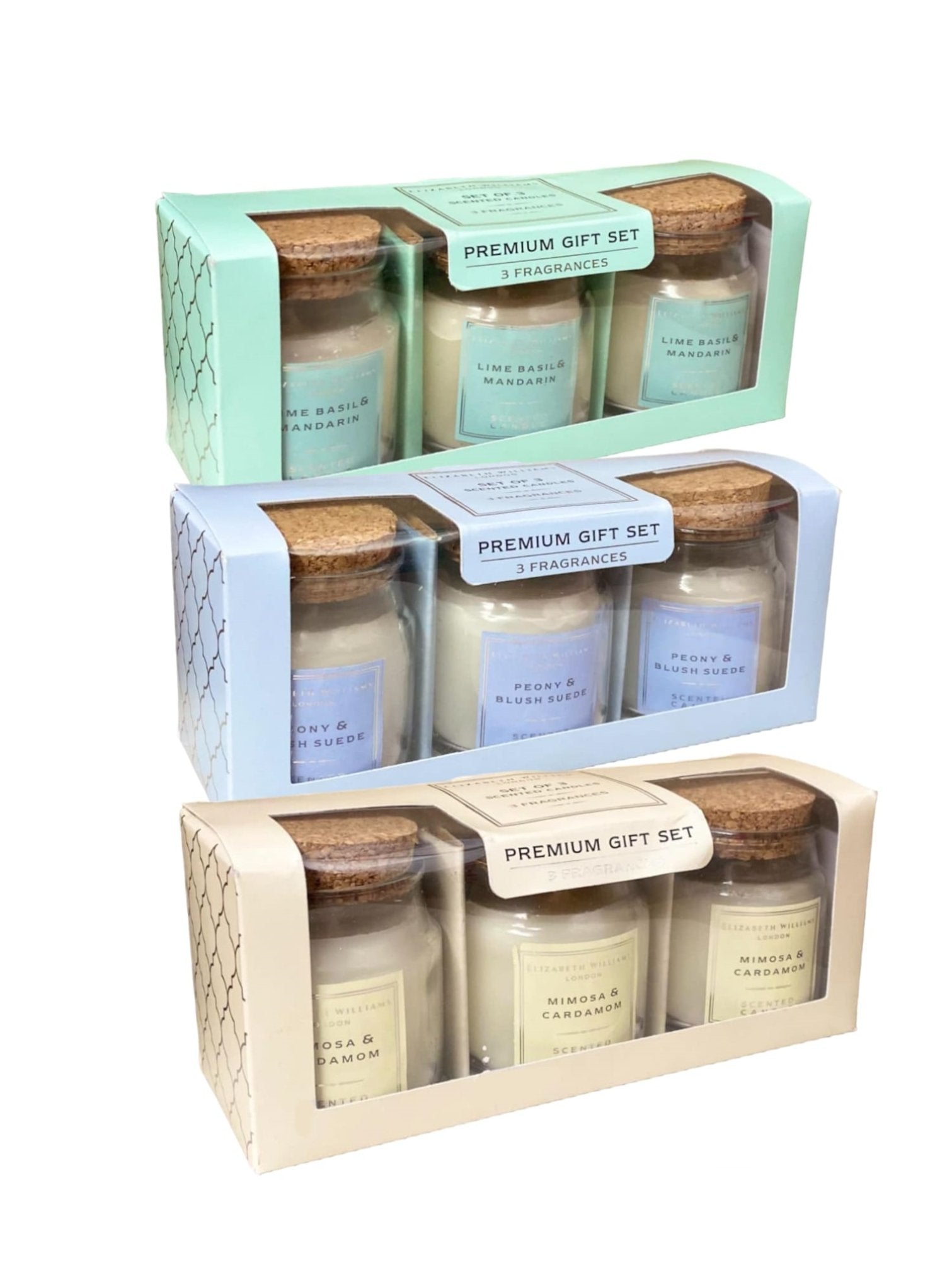 Six Sets of Trio Candle Gift Box S-FR1300