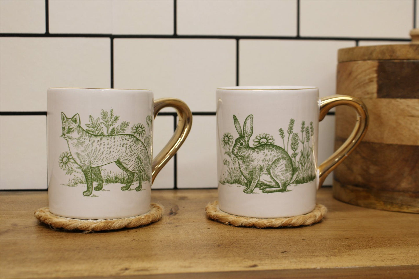 Forest Toile Mugs S-FT0032