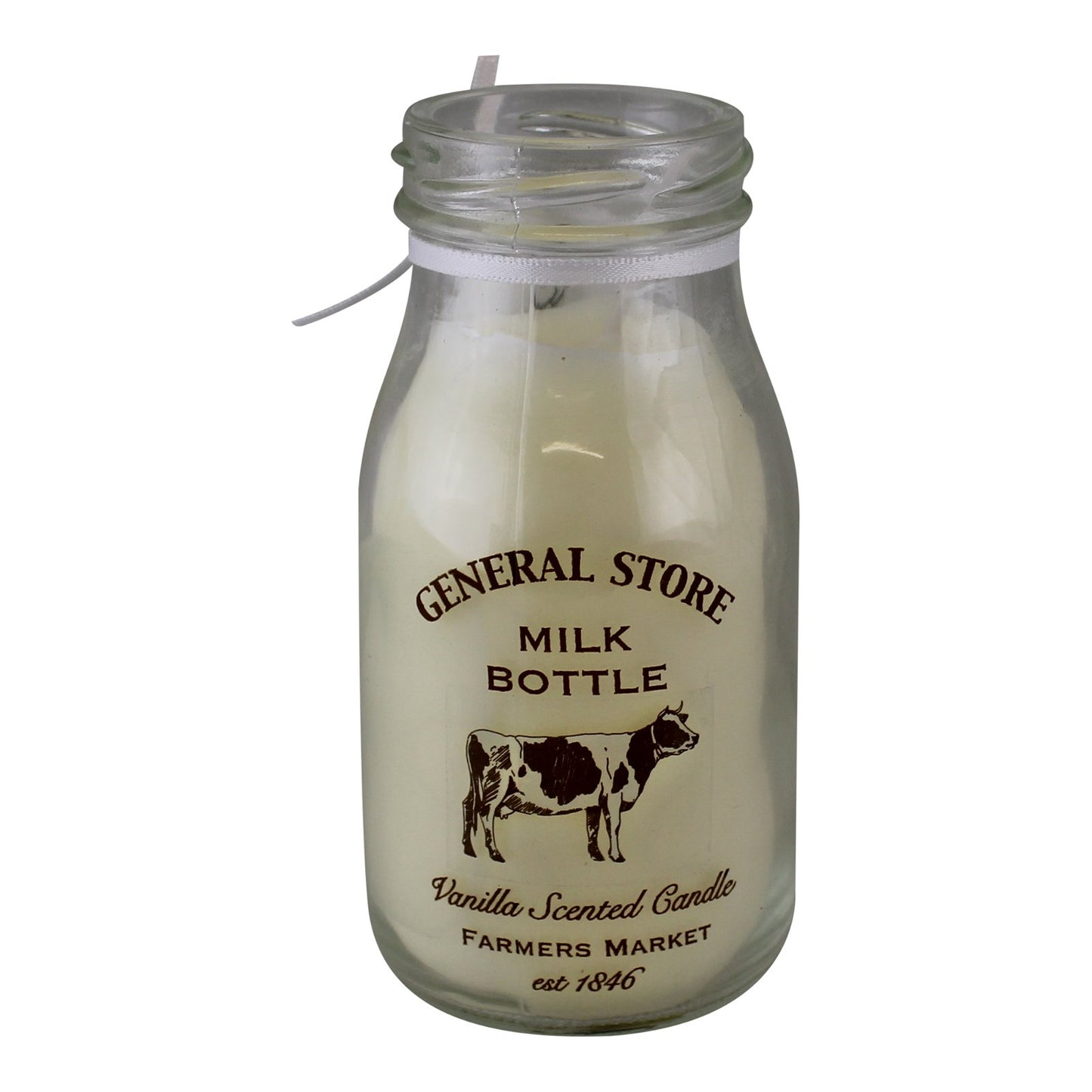 Vanilla Scented Milk Bottle Candle S-GS0050