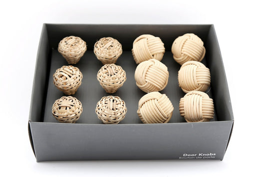 Rattan and Rope Ball Design Drawer Knobs S-HH5723