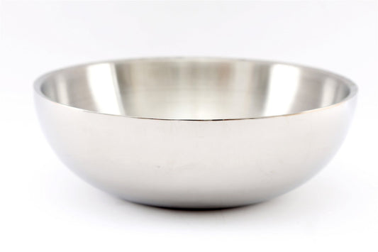 Stainless Steel Shallow Double Walled Bowl 30cm S-KG0946