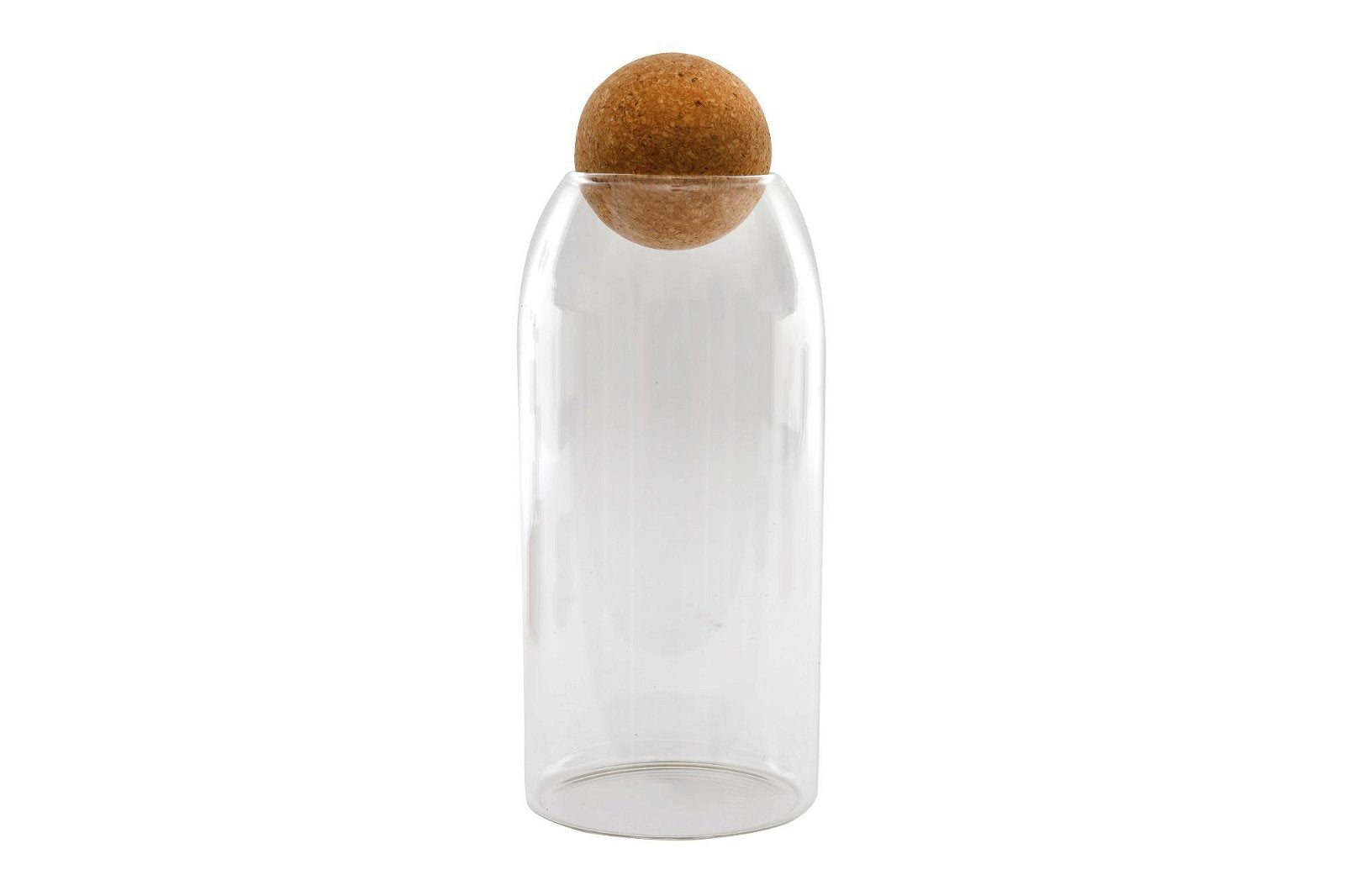 Glass Canister With Cork Stopper 26cm S-KG1036