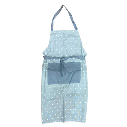 Kitchen Apron With A Grey Heart Print Design S-KG1129