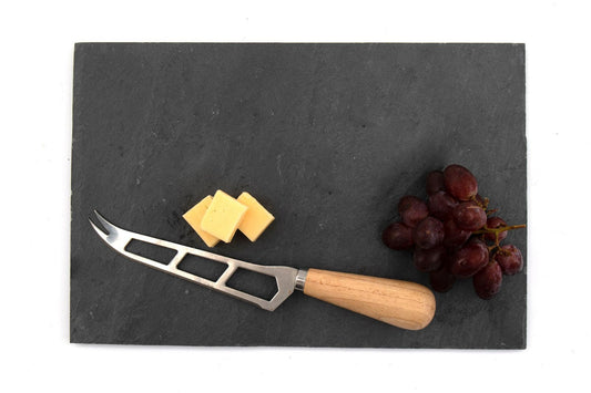 Slate Cheese Board Service Set & Knife 30cm S-KG1198