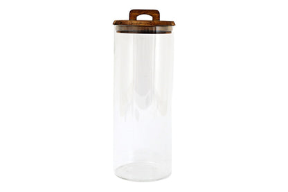 Glass Storage Jar with Acacia Lid 1.7L S-KG2043