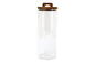 Glass Storage Jar with Acacia Lid 1.7L S-KG2043