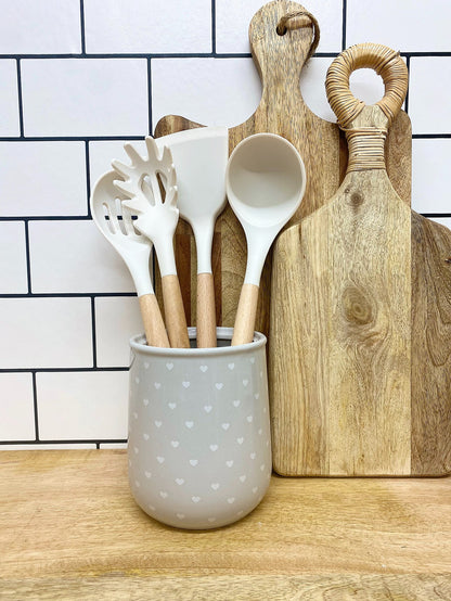 Hearts Design Utensil Holder S-KG2075