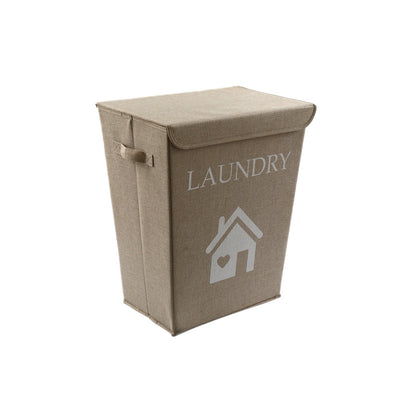 Natural Jute Fabric Laundry Basket 50cm S-KG3000