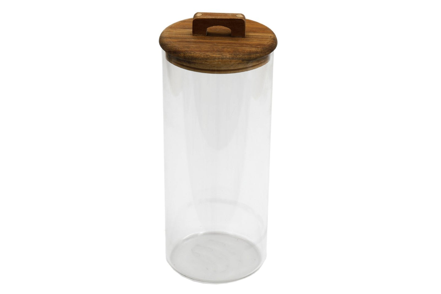 Glass Storage Jar with Acacia Lid 2.7L S-KG3090