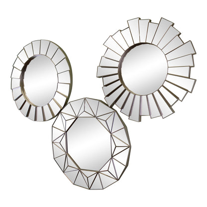 Set of 3 Geometric Style Mirrors S-MI0903