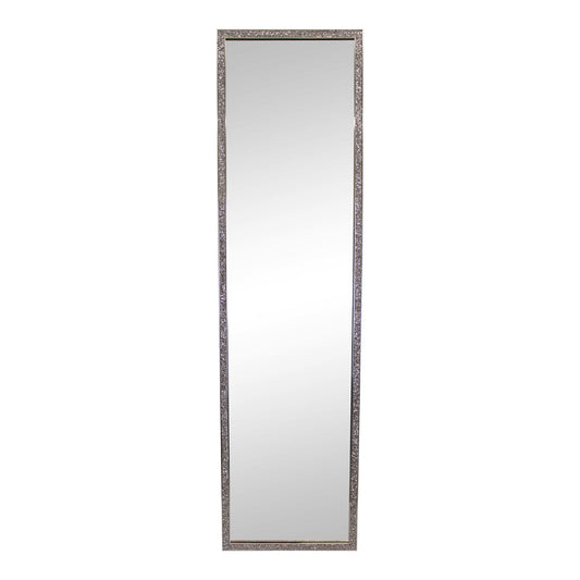 Tall, Slim Jewelled Frame Mirror 125cm S-MI0909