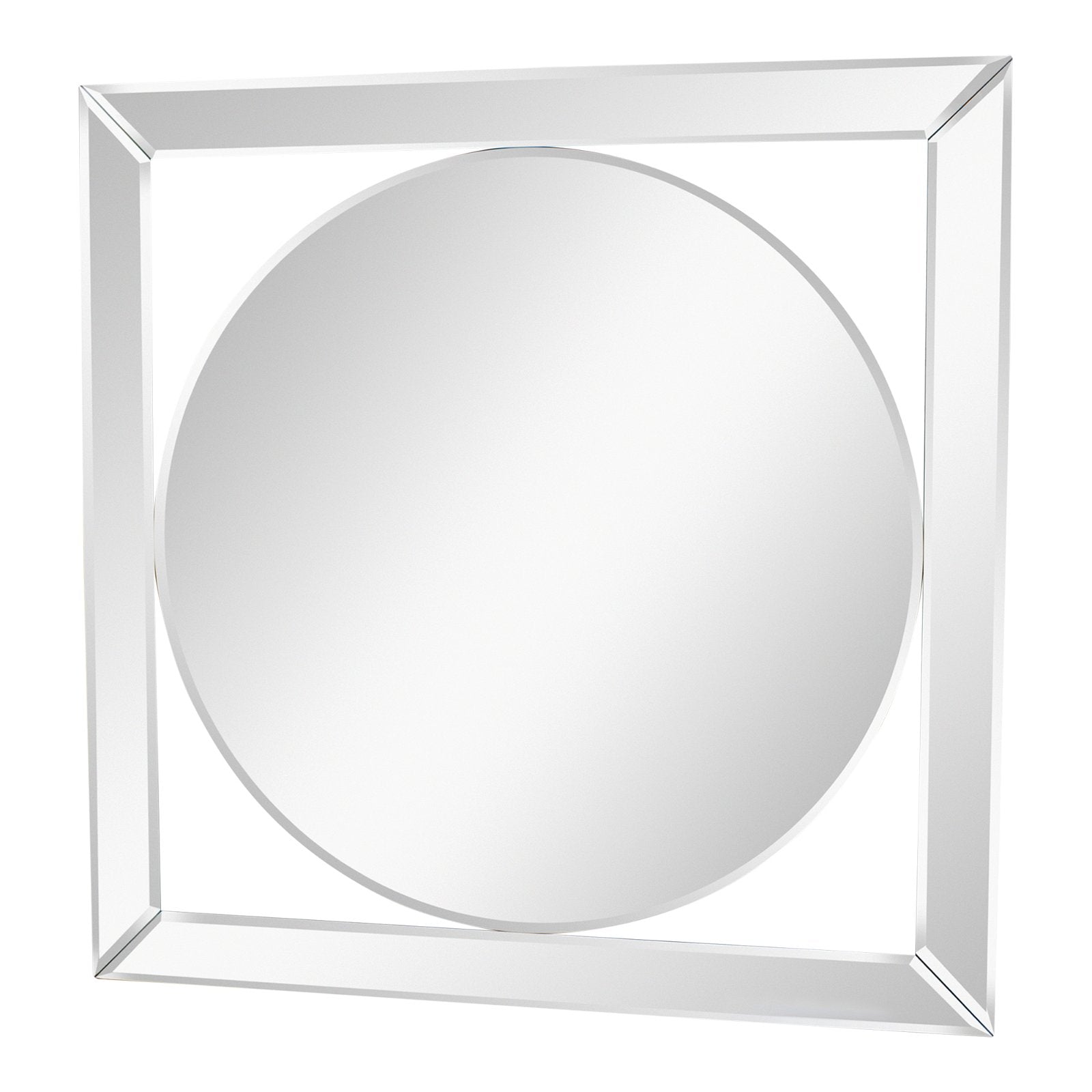 Bevelled Edge Deco Style Mirror 60cm S-MI0910