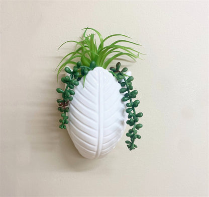 Faux Succulents in Wall Planter S-NI1035