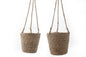 Set of Two Rush Grass Hanging Planters S-NI8979