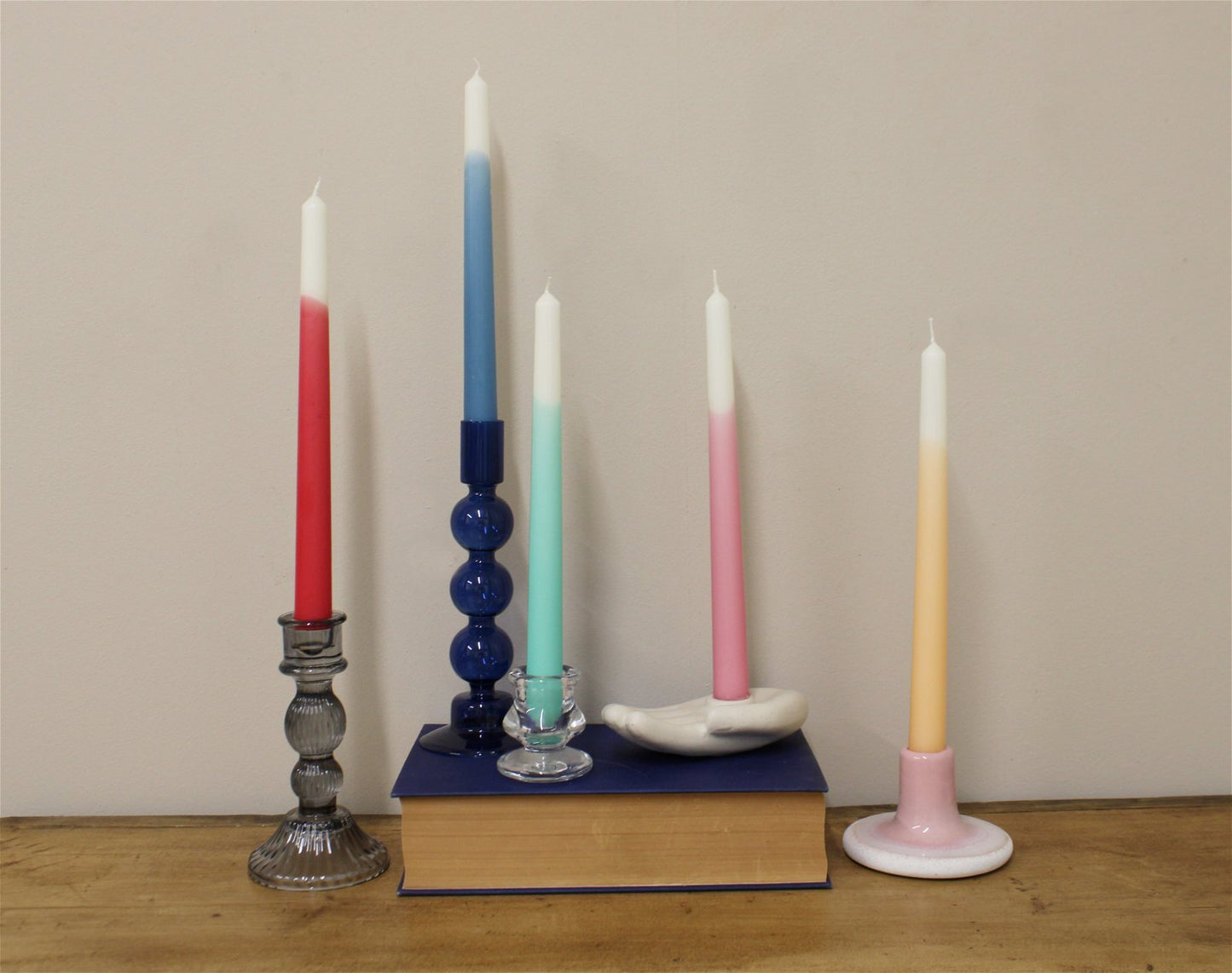 Multicoloured Dinner Candles S-OH0003