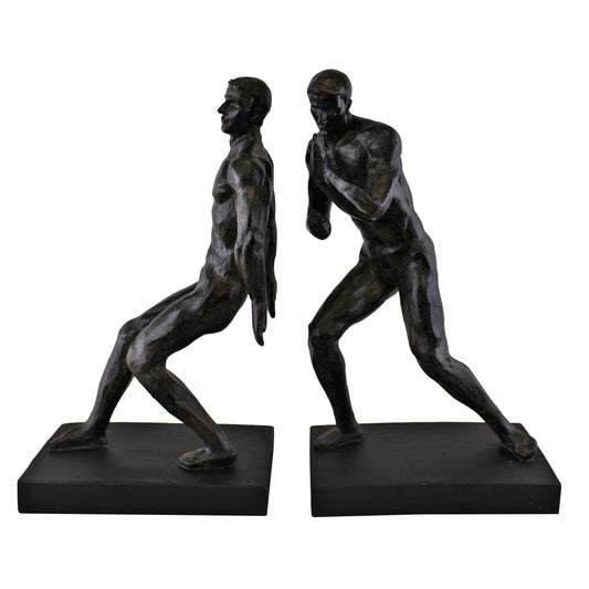 Male Statue Bookends S-OR0608