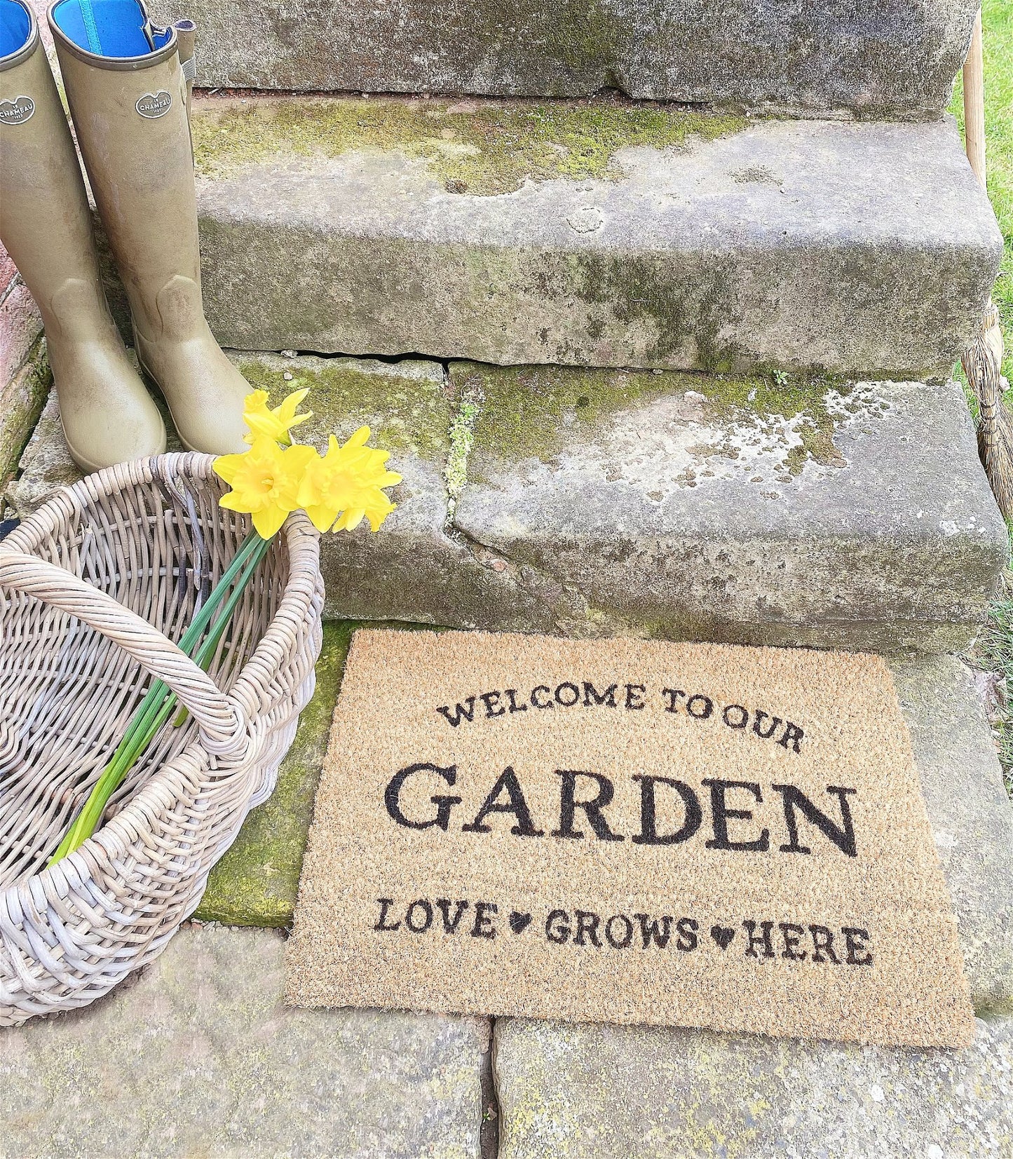 Love Grows Here Potting Shed Doormat S-PS0053-L