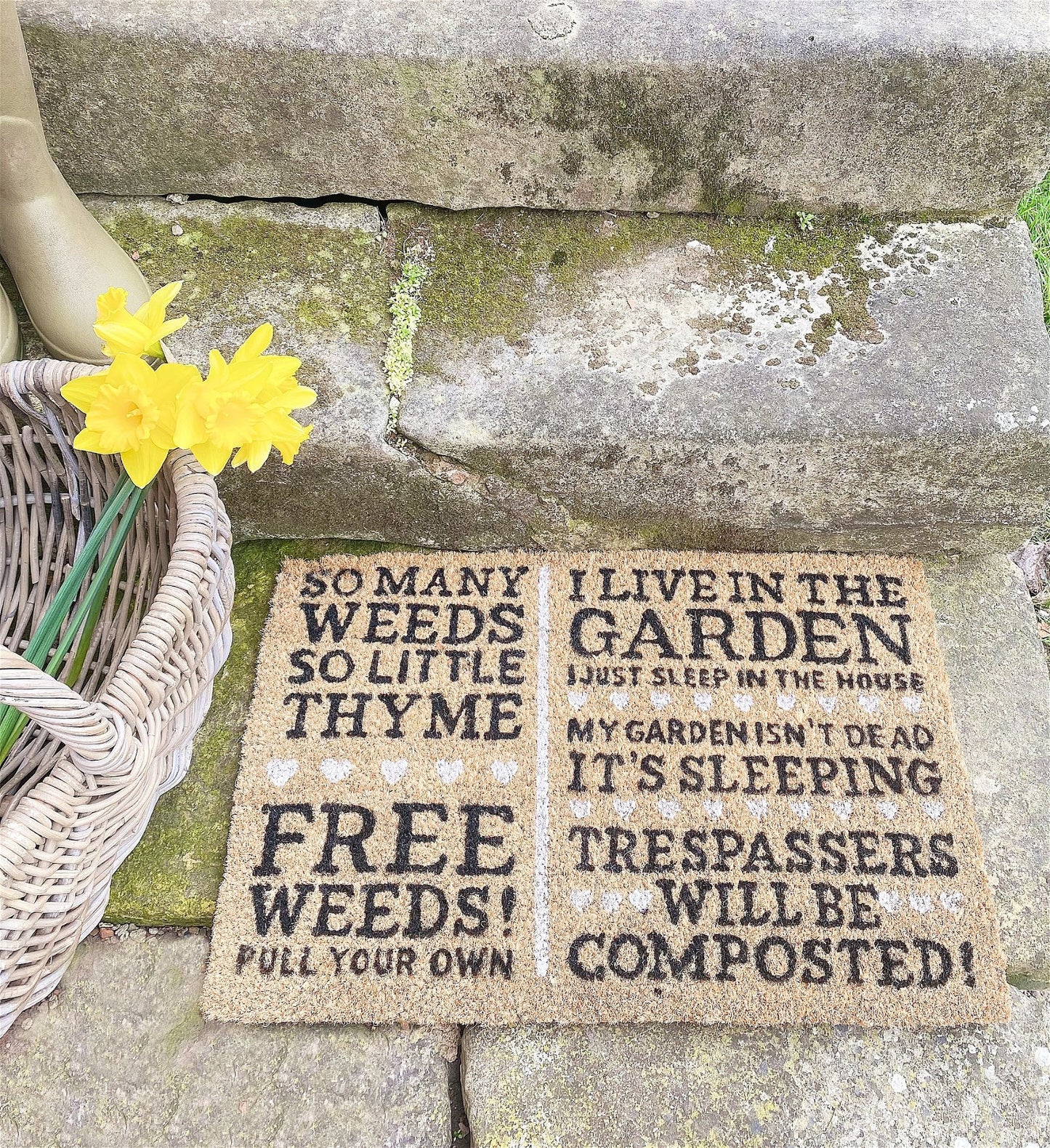 Free Weeds Potting Shed Doormat S-PS0053-W