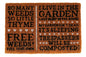 Free Weeds Potting Shed Doormat S-PS0053-W