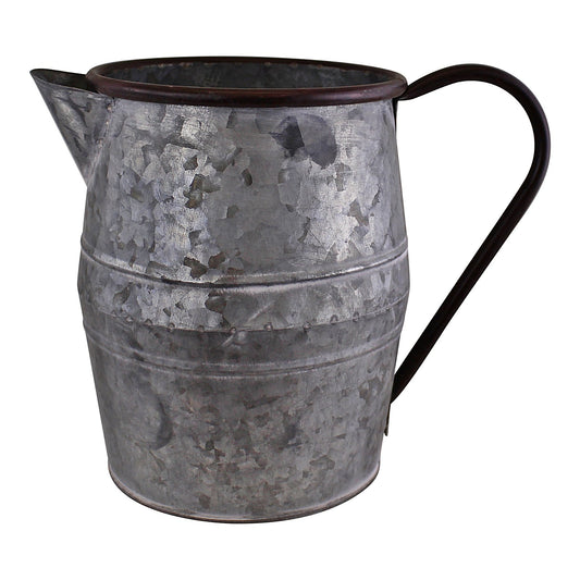 Vintage Style Metal Jug Garden Planter, Small S-PS0070