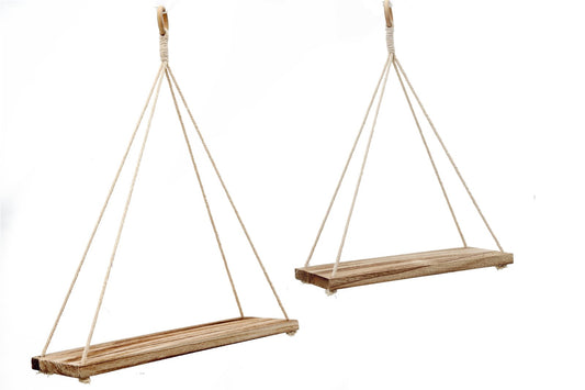 Set of Two Hanging Wall Shelves S-SR0032