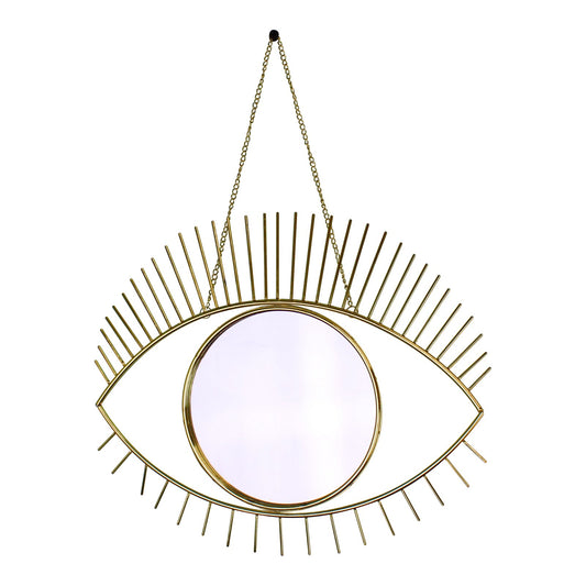 Gold Metal Eye Mirror S-TJB0035