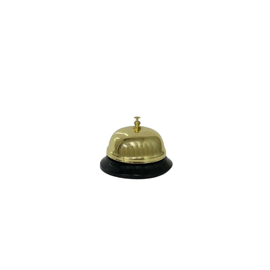 Black Desk Service Bell 8.3cm S-TJB0040