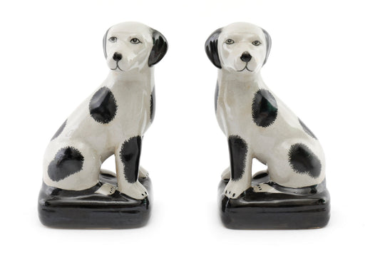 Black and White Porcelain Dog Ornaments S-TJBH102