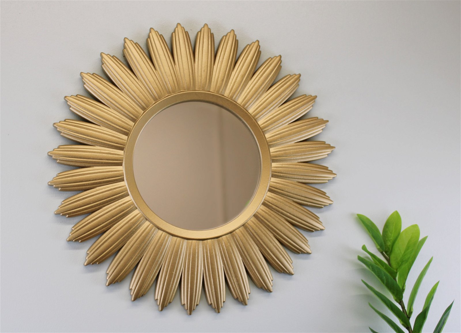 Large Gold Sunburst Mirror S-TJN0202