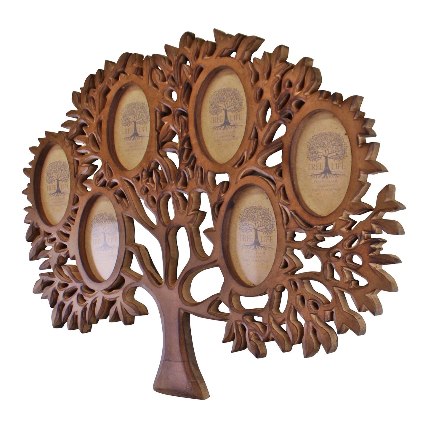 Wooden Multi Photo Frame, Tree Of Life Design S-TL0061