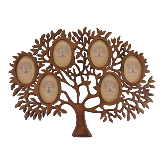 Wooden Multi Photo Frame, Tree Of Life Design S-TL0061