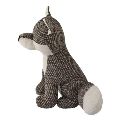 Brown Fabric Fox Doorstop S-TX0929A-B