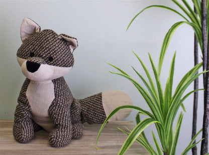 Brown Fabric Fox Doorstop S-TX0929A-B