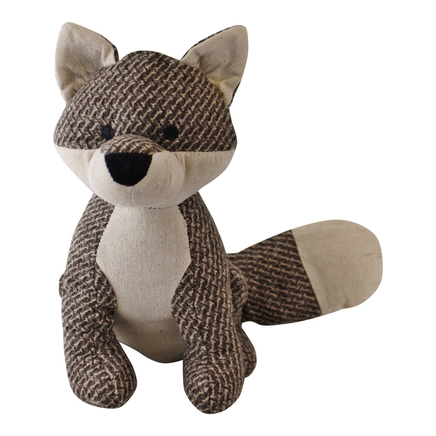 Brown Fabric Fox Doorstop S-TX0929A-B