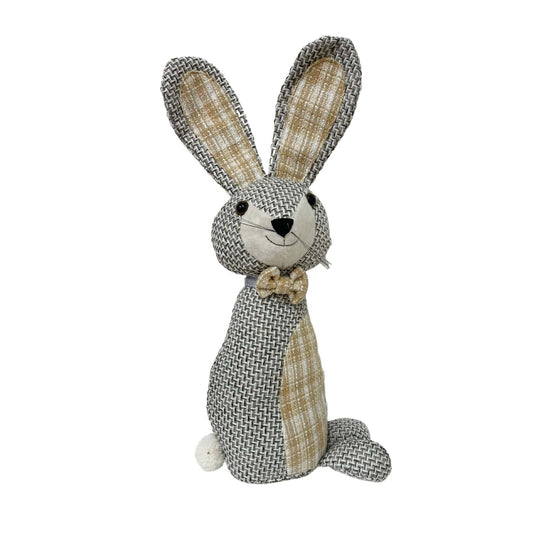 Woven Fabric Rabbit Doorstop S-TX1286