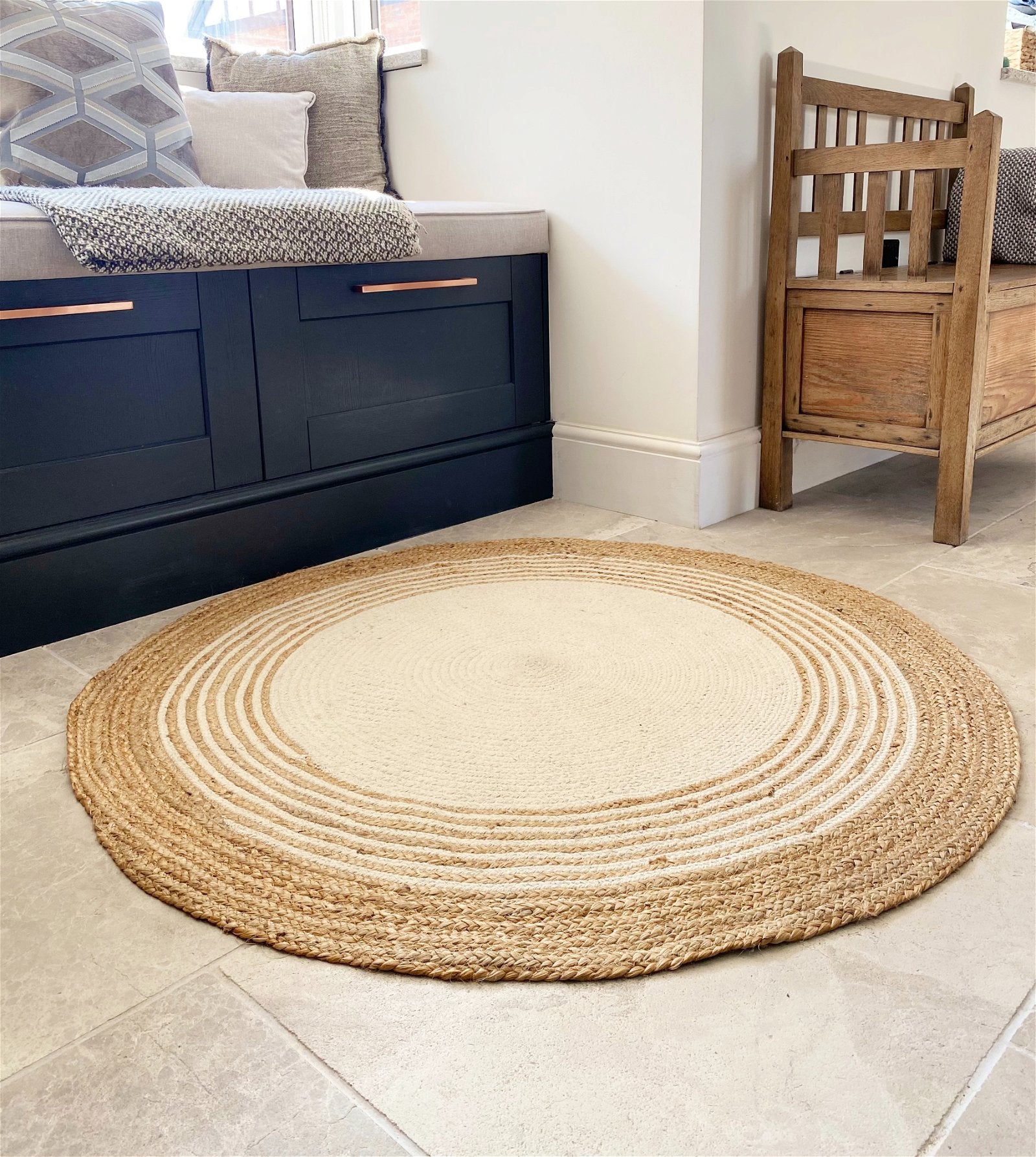 Round Cotton Braided Rug S-TX1290