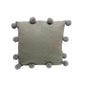 Grey Square Pompom Cushion S-TX1348-G