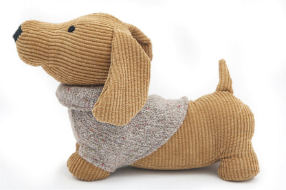 Yellow Dog with Jumper Doorstop S-TX1365-Y