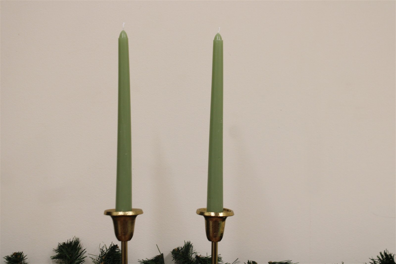 Set of Two Fig and Wood Sage Taper Candles S-XMSG0174