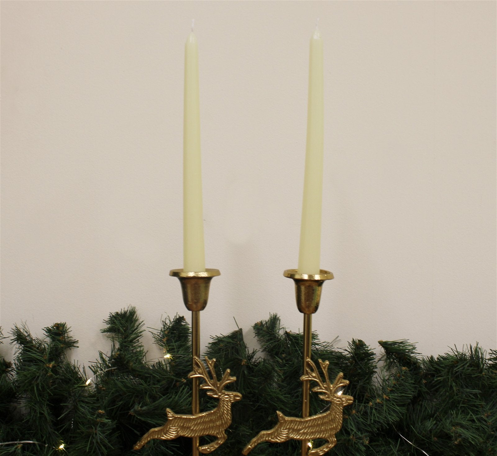 Set of Two Fig and Wood Sage Taper Candles S-XMSG0174