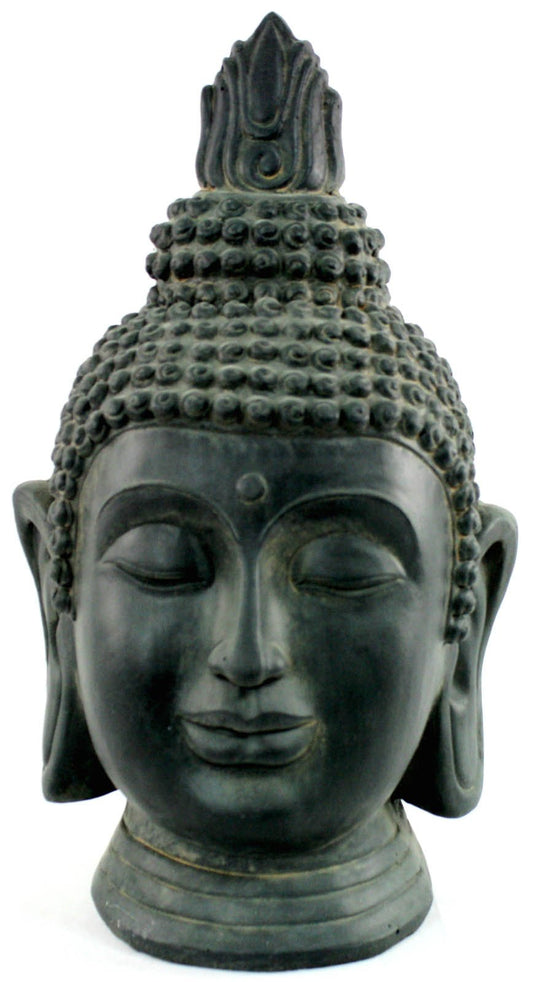 Stone Effect Buddha Head Large Statue SK008