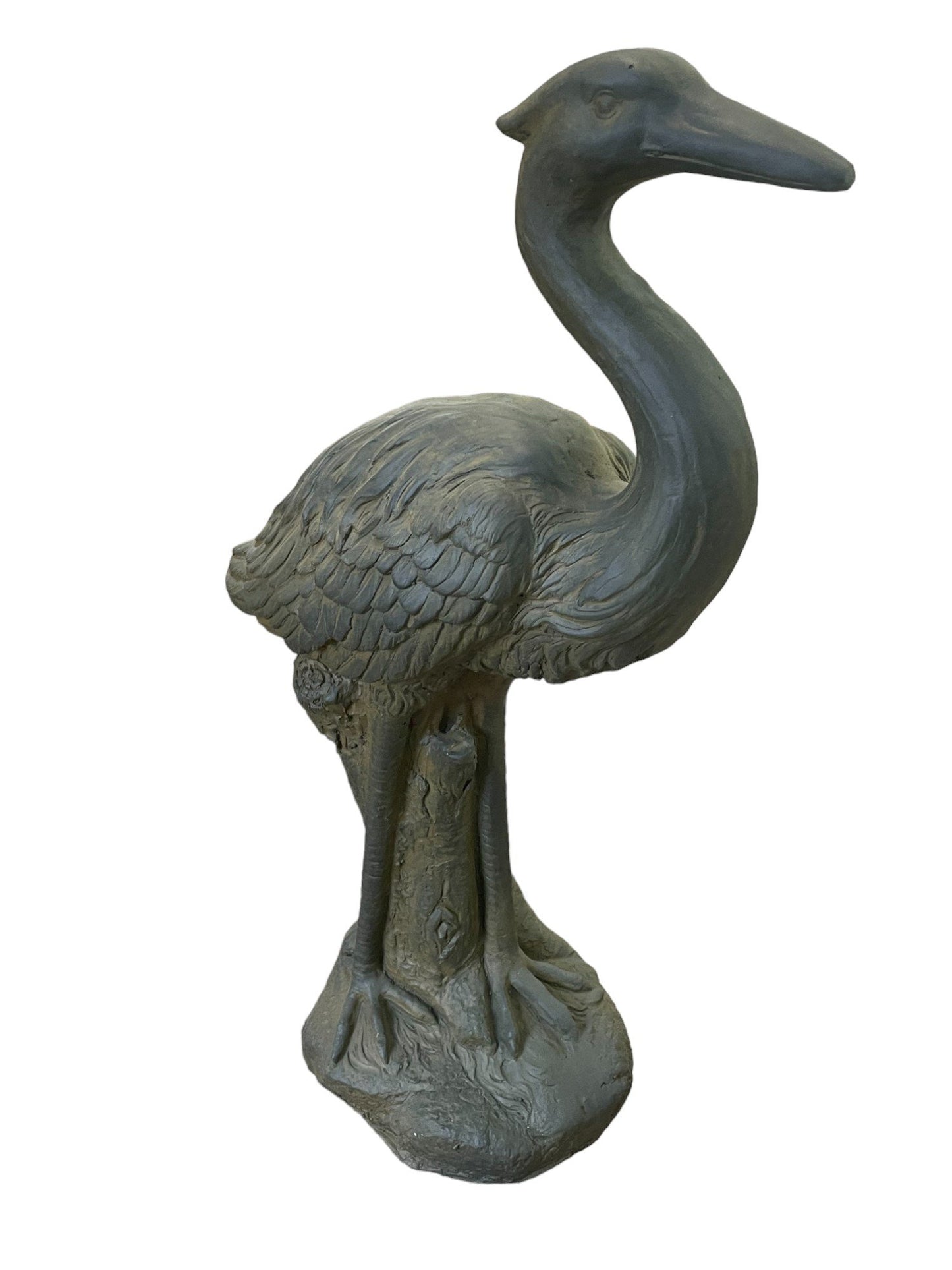 Stone Effect Grey Heron Statue SK040