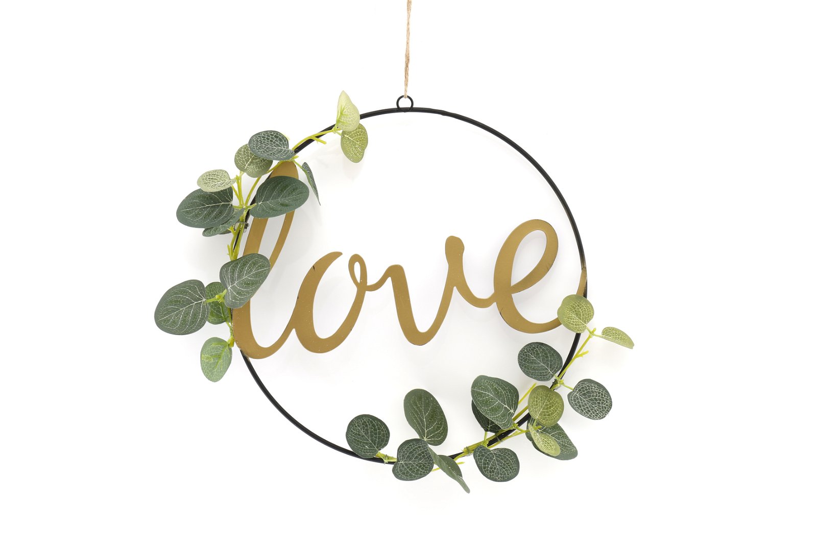 Hanging Love Deco with Eucalyptus S-SY0020