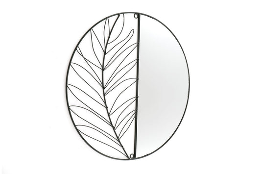 Synergy Metal Wall Leaf Mirror 50cm S-SY0080